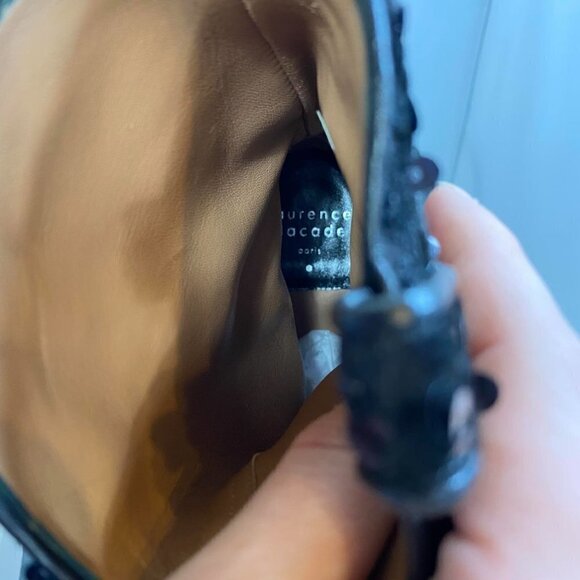 Laurence Dacade Vanessa Blk Sequin Western Boot Italian Festival Statement Boots - Picture 11 of 13